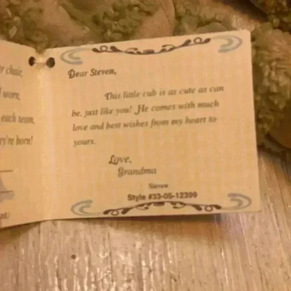 Bear from Grandmas Heart NWT - Picture 4 of 8